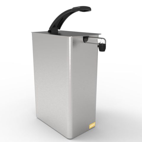single stainless steel dispenser, Jar