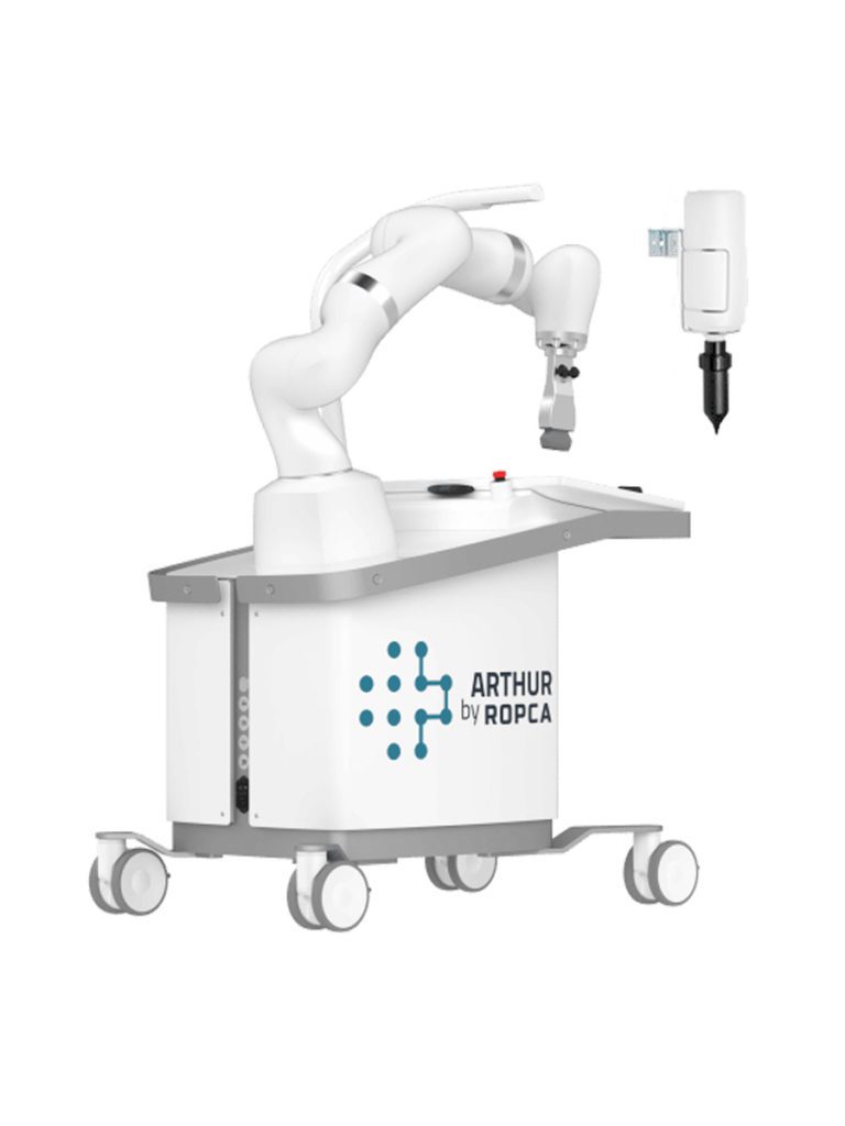ROPCA's Patient-Led Care Robot - Arthur with our UNRO Pump