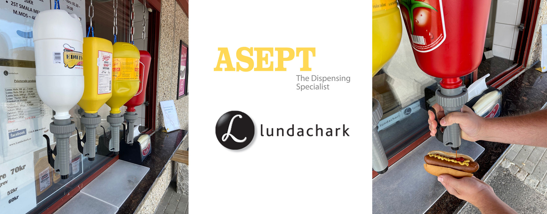 ASEPT Portion Pump and and Lundachark