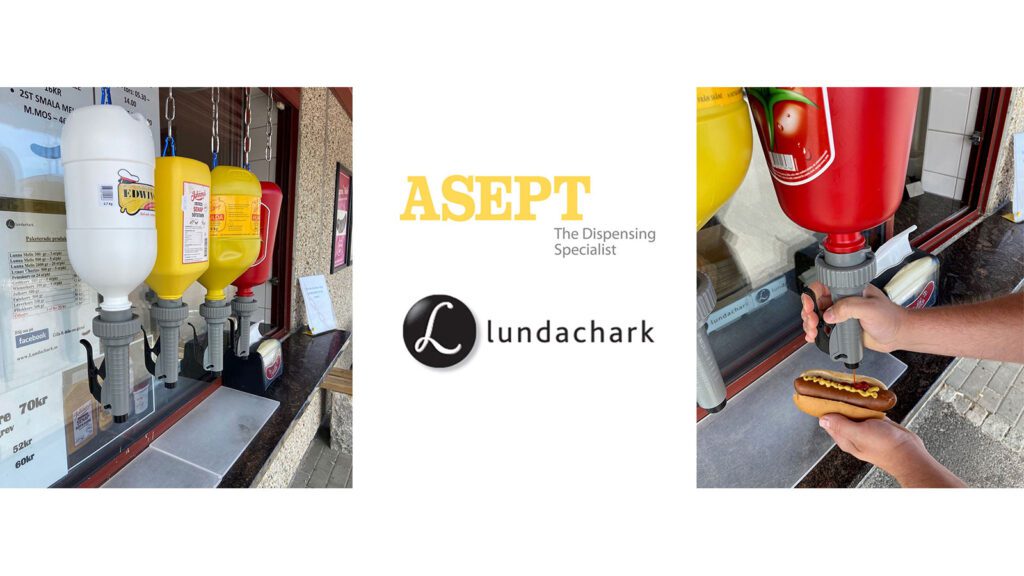 At ASEPTs customer Lundachark, serving  with ASEPT Portion Pump