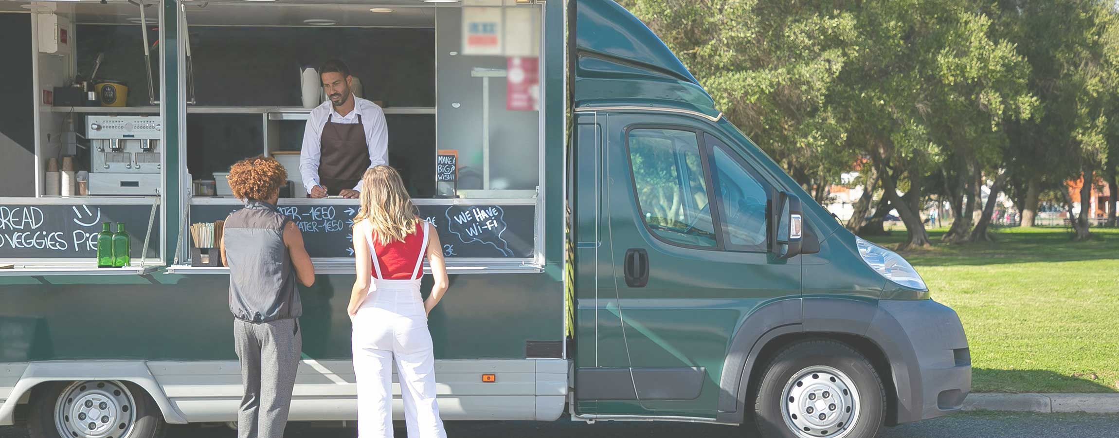 Food truck serving