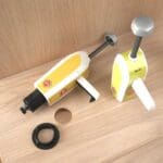 Countertop, drilled holes to be mounted