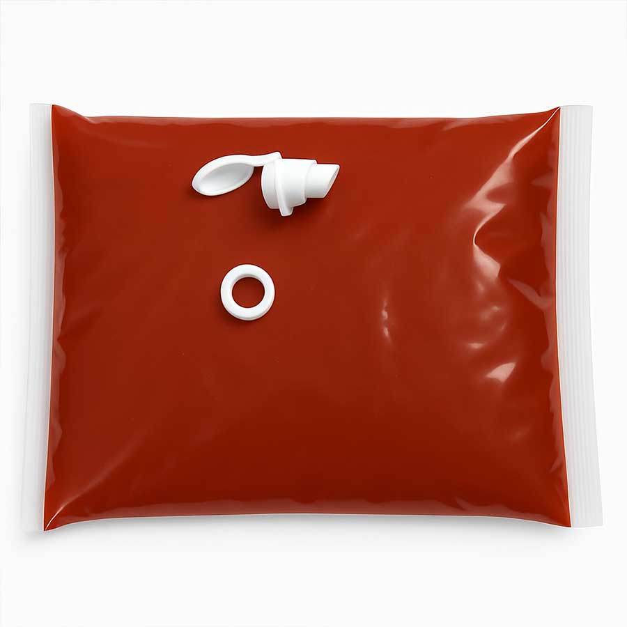 Snap-Cap with pouch and ASEPT fitment